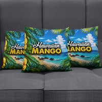 Hawaiian Mango Tropical Beach Pillow Cover Scenic Island Nature Exotic Fruit Graphic