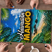Hawaiian Mango Tropical Beach Puzzle Scenic Island Nature Exotic Fruit Graphic