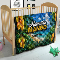 Hawaiian Mango Tropical Beach Quilt Scenic Island Nature Exotic Fruit Graphic