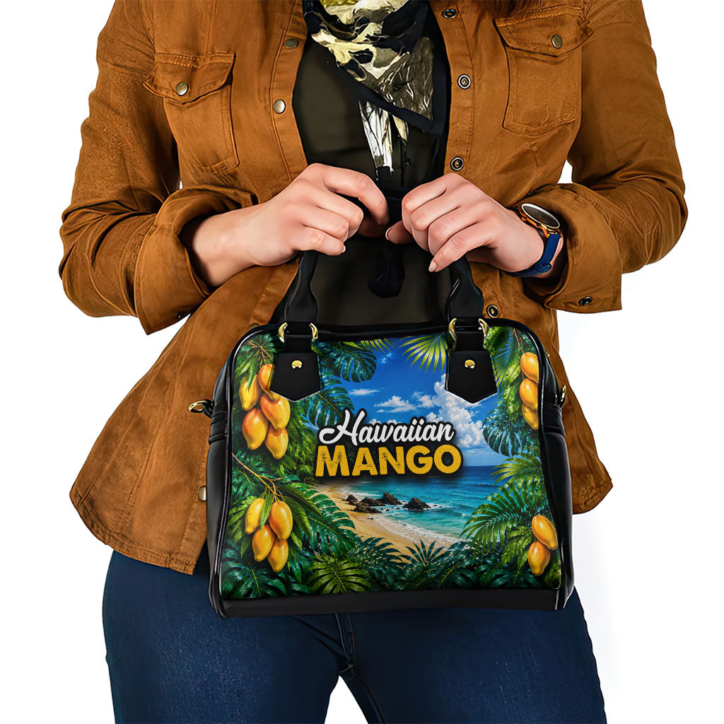 Hawaiian Mango Tropical Beach Shoulder Handbag Scenic Island Nature Exotic Fruit Graphic