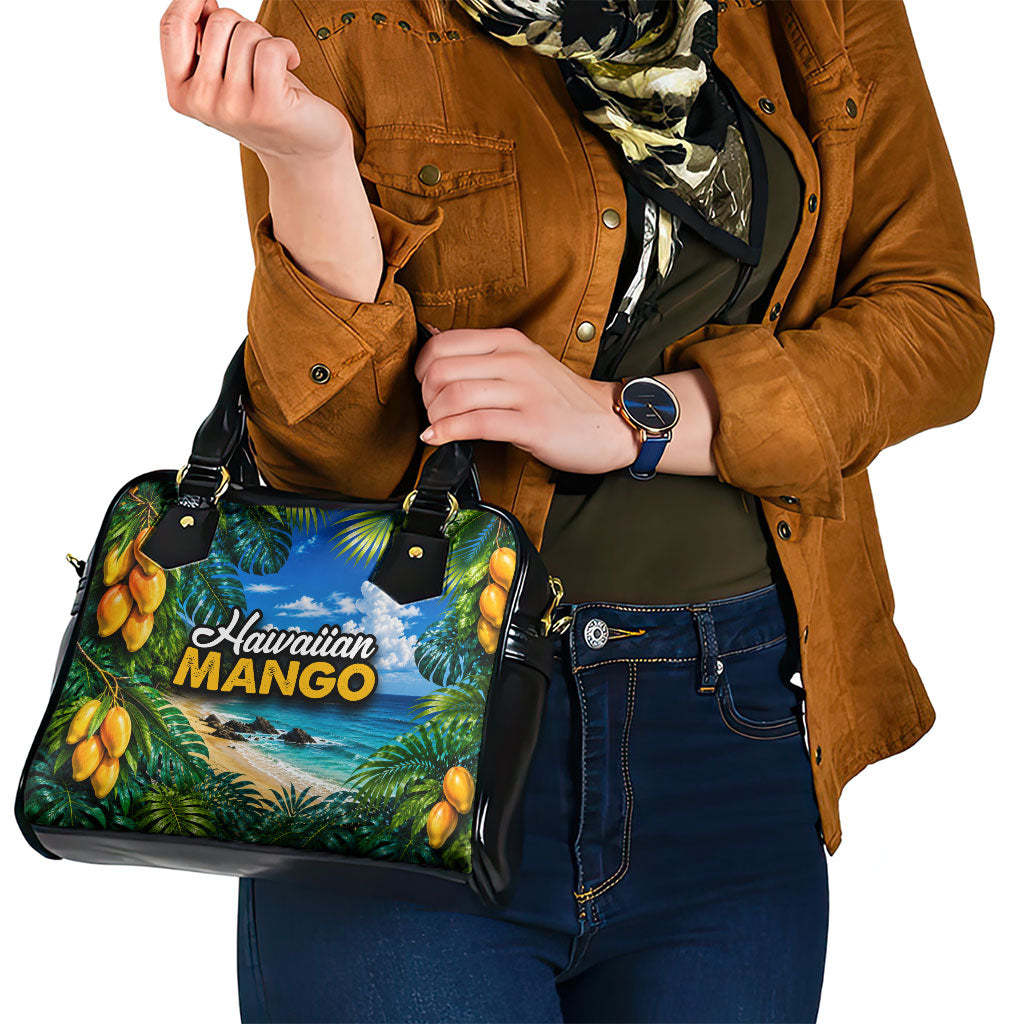Hawaiian Mango Tropical Beach Shoulder Handbag Scenic Island Nature Exotic Fruit Graphic