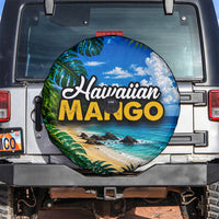 Hawaiian Mango Tropical Beach Spare Tire Cover Scenic Island Nature Exotic Fruit Graphic