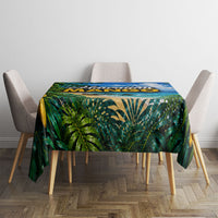 Hawaiian Mango Tropical Beach Tablecloth Scenic Island Nature Exotic Fruit Graphic