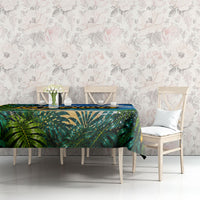 Hawaiian Mango Tropical Beach Tablecloth Scenic Island Nature Exotic Fruit Graphic