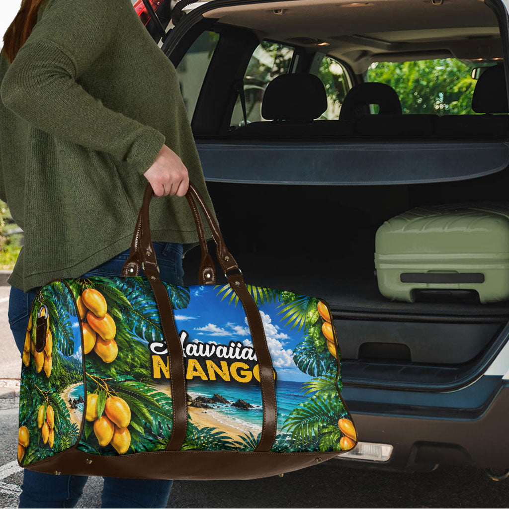 Hawaiian Mango Tropical Beach Travel Bag Scenic Island Nature Exotic Fruit Graphic