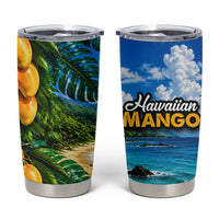 Hawaiian Mango Tropical Beach Tumbler Cup Scenic Island Nature Exotic Fruit Graphic