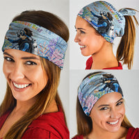 Fiji Taveuni Rainbow Reef Neck Gaiter Scuba Diver Vibrant Undersea Coral Garden Watercolor