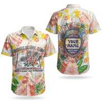 Personalized Hawaii School Club Back To Class Couples Matching Long Sleeve Bodycon Dress and Hawaiian Shirt Retro Tropical Hibiscus Pattern With Open Notebook TS04 - Polynesian Pride