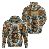 Pineapple Skull Hoodie Summer Paradise TS04 - Polynesian Pride