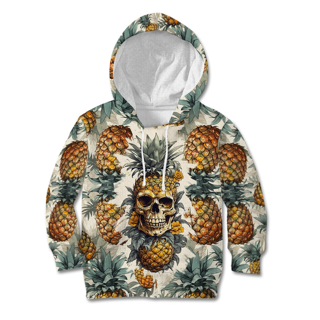 Pineapple Skull Kid Hoodie Summer Paradise TS04 - Polynesian Pride