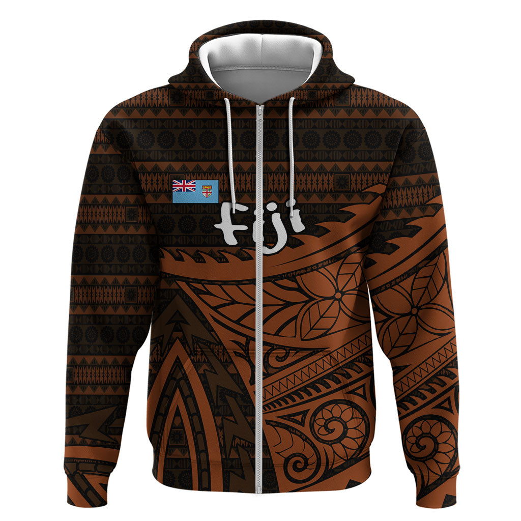 Straight Outta Kadavu Fiji Hoodie Tribal Polynesian Tattoo Coat Of Arms Flag