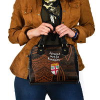 Straight Outta Kadavu Fiji Shoulder Handbag Tribal Polynesian Tattoo Coat Of Arms Flag