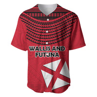 Wallis And Futuna Baseball Jersey Polynesian Tattoo Flag Map