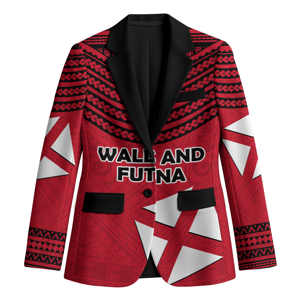 Wallis And Futuna Blazer Polynesian Tattoo Flag Map
