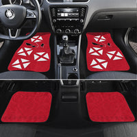 Wallis And Futuna Car Mats Polynesian Tattoo Flag Map