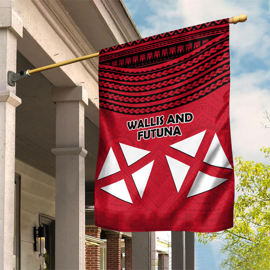 Wallis And Futuna Garden Flag Polynesian Tattoo Flag Map
