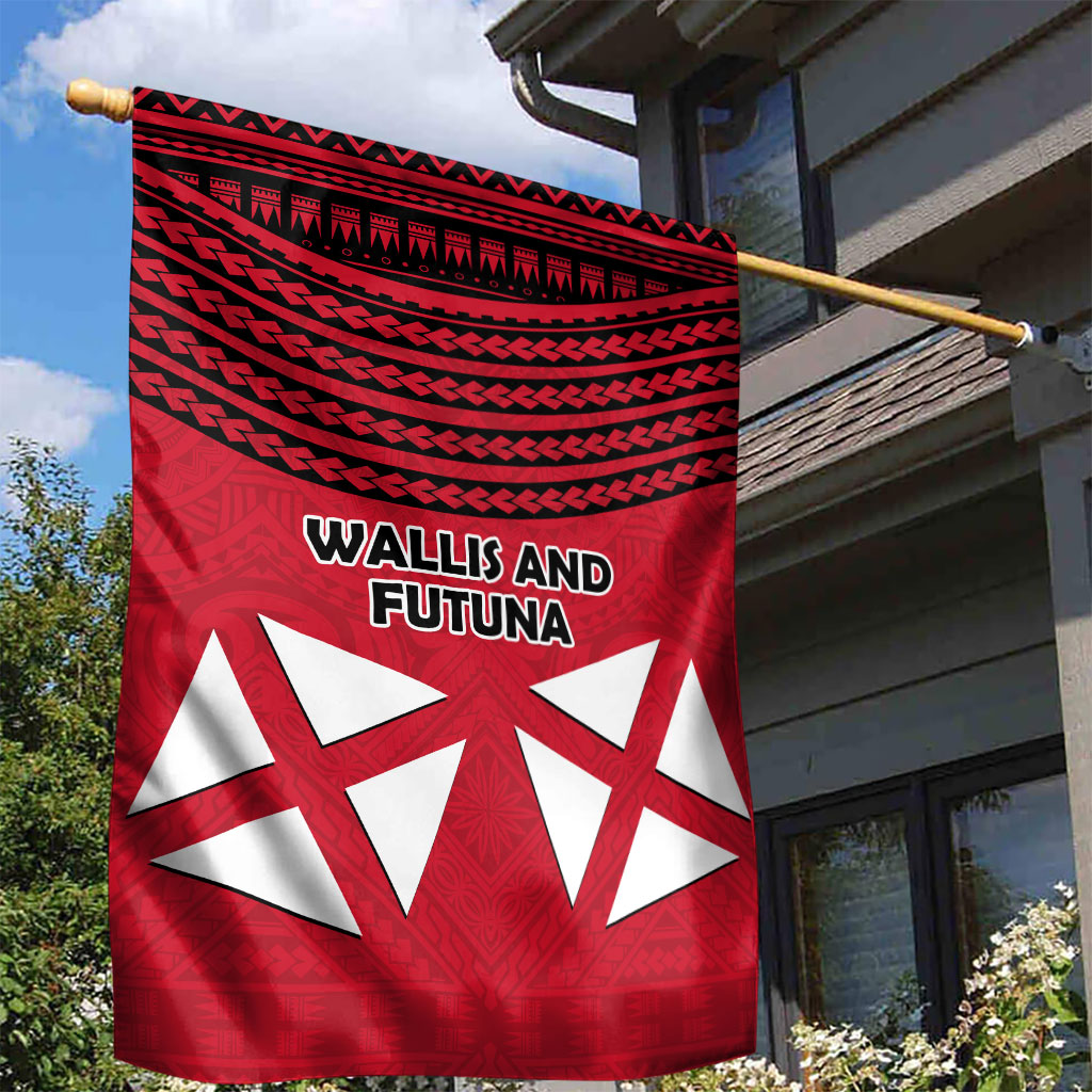 Wallis And Futuna Garden Flag Polynesian Tattoo Flag Map
