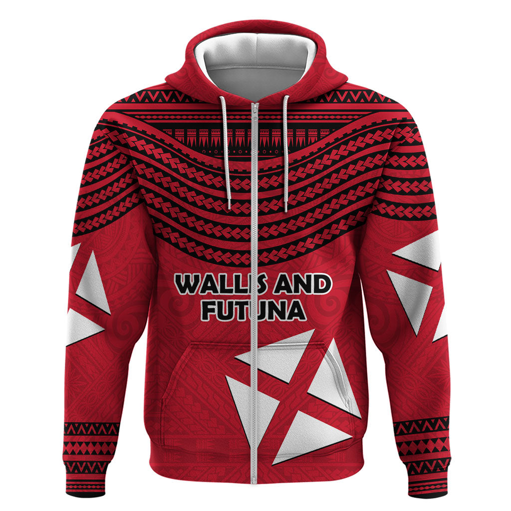 Wallis And Futuna Hoodie Polynesian Tattoo Flag Map