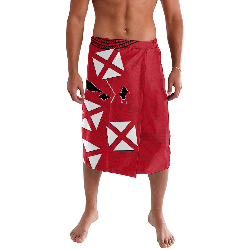 Wallis And Futuna Lavalava Polynesian Tattoo Flag Map