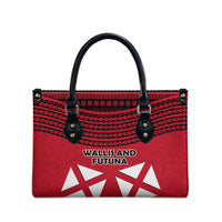 Wallis And Futuna Leather Bag Polynesian Tattoo Flag Map