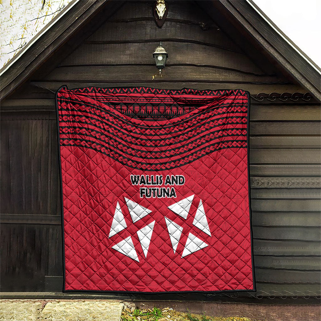 Wallis And Futuna Quilt Polynesian Tattoo Flag Map