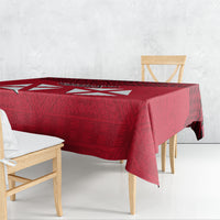 Wallis And Futuna Tablecloth Polynesian Tattoo Flag Map