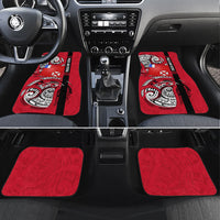 Wallis And Futuna Car Mats Tribal Polynesian Tattoo Flag Motif