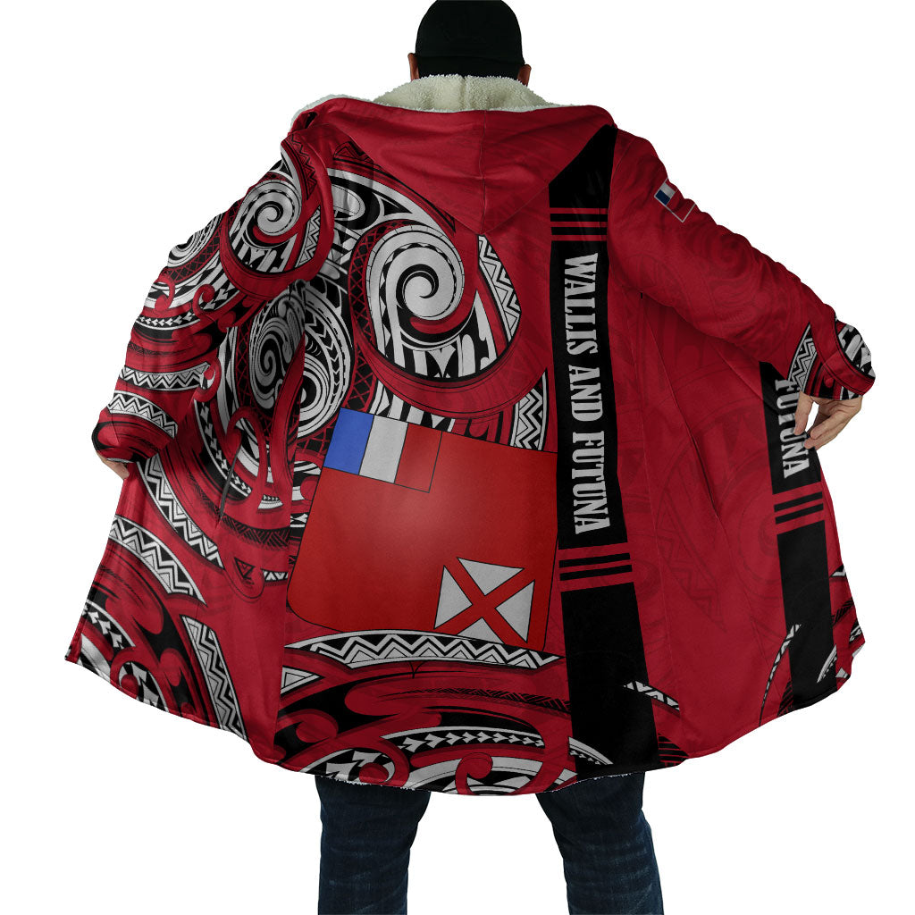 Wallis And Futuna Cloak Tribal Polynesian Tattoo Flag Motif