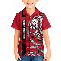 Wallis And Futuna Hawaiian Shirt Tribal Polynesian Tattoo Flag Motif