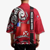 Wallis And Futuna Kimono Tribal Polynesian Tattoo Flag Motif