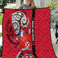 Wallis And Futuna Quilt Tribal Polynesian Tattoo Flag Motif