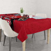 Wallis And Futuna Tablecloth Tribal Polynesian Tattoo Flag Motif
