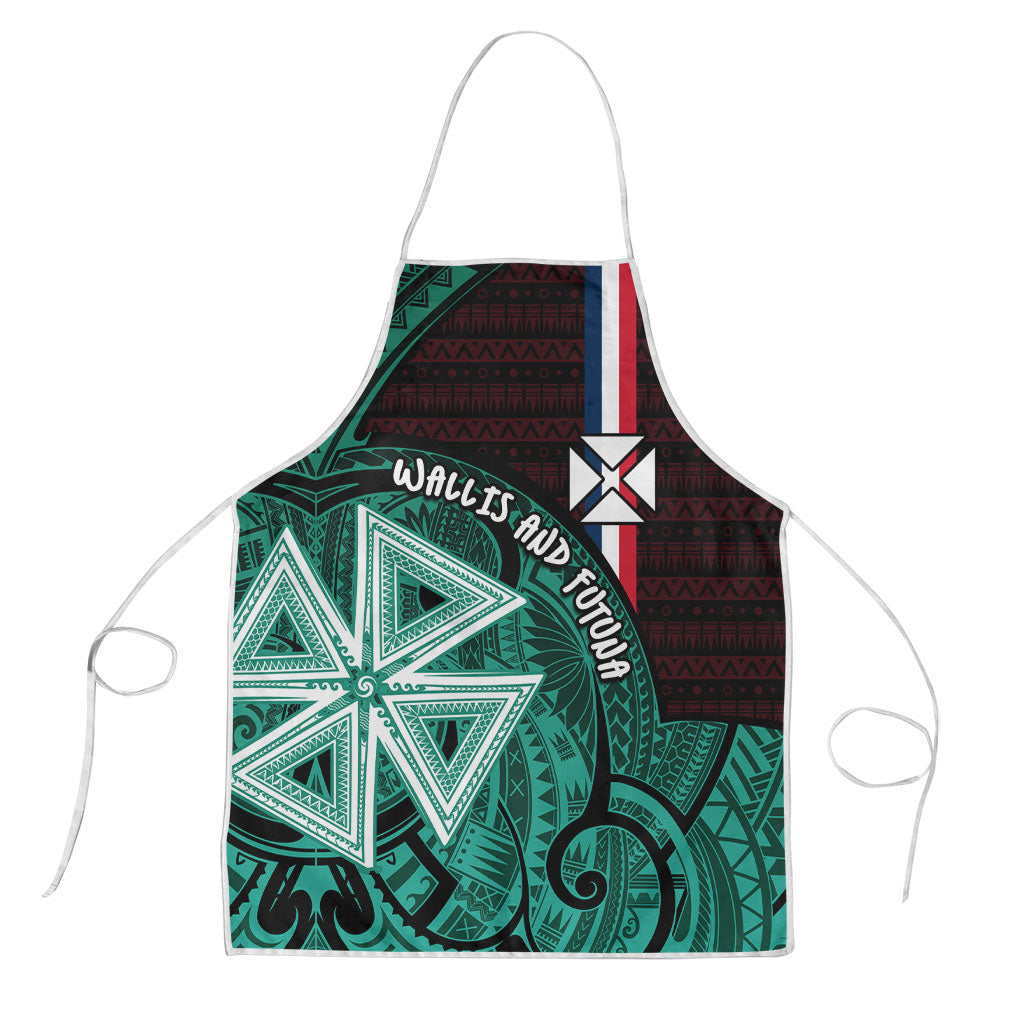 Wallis And Futuna Apron Tribal Polynesian Tattoo Heritage Cross Flag