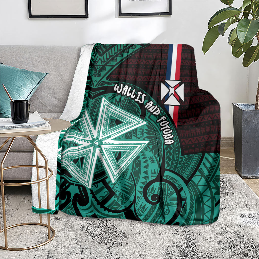 Wallis And Futuna Blanket Tribal Polynesian Tattoo Heritage Cross Flag