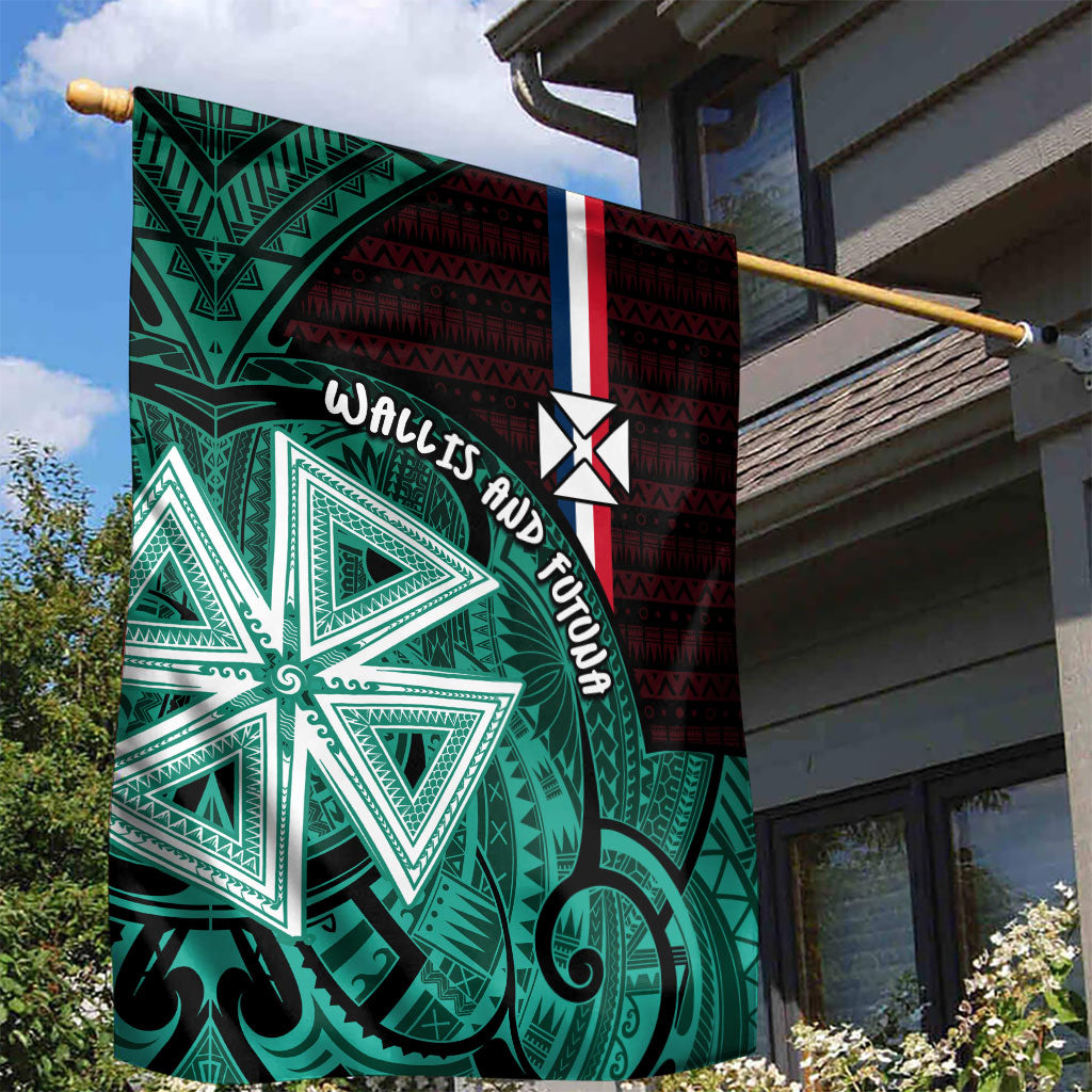 Wallis And Futuna Garden Flag Tribal Polynesian Tattoo Heritage Cross Flag