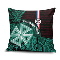 Wallis And Futuna Pillow Cover Tribal Polynesian Tattoo Heritage Cross Flag