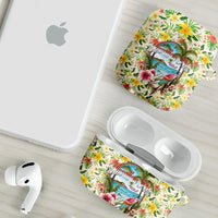 Hawaiian Piko Threads Of Paradise Aloha AirPods Case Tropical Hibiscus Plumeria