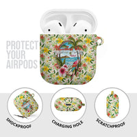 Hawaiian Piko Threads Of Paradise Aloha AirPods Case Tropical Hibiscus Plumeria