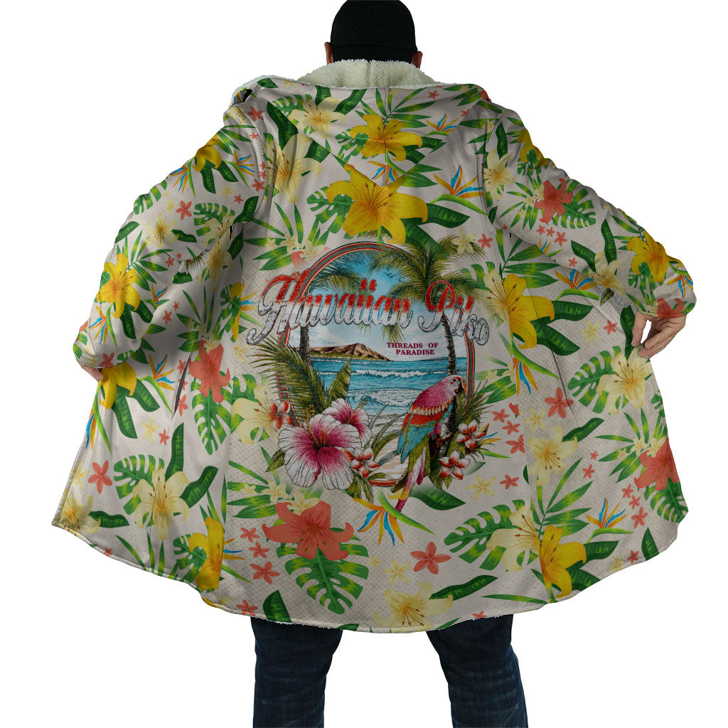 Hawaiian Piko Threads Of Paradise Aloha Cloak Tropical Hibiscus Plumeria