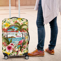 Hawaiian Piko Threads Of Paradise Aloha Luggage Cover Tropical Hibiscus Plumeria