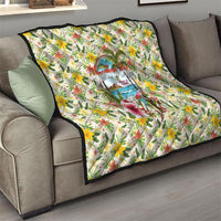 Hawaiian Piko Threads Of Paradise Aloha Quilt Tropical Hibiscus Plumeria