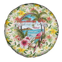 Hawaiian Piko Threads Of Paradise Aloha Spare Tire Cover Tropical Hibiscus Plumeria