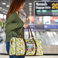 Hawaiian Piko Threads Of Paradise Aloha Travel Bag Tropical Hibiscus Plumeria