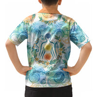 Hawaiian Piko Cultural Pride Aloha Hawaiian Shirt Watercolor Spiral Art - Tropical Plumeria Lei Garland