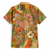Hawaiian Piko Lani Cultivate I Ka Piko Aloha Hawaiian Shirt Retro Psychedelic Taro Leaf - Hibiscus Flowers