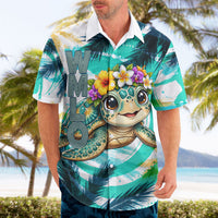 Hawaii Waimanalo Sea Turtle Hawaiian Shirt Cute Tropical Beach Aloha Spirit Cartoon