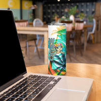 Hawaii Waimanalo Sea Turtle Skinny Tumbler Cute Tropical Beach Aloha Spirit Cartoon