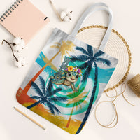 Hawaii Waimanalo Sea Turtle Tote Bag Cute Tropical Beach Aloha Spirit Cartoon