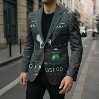 New Zealand is Calling and I Must Go Blazer Kiwi Bird Silhouette