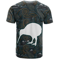 New Zealand is Calling and I Must Go T Shirt Kiwi Bird Silhouette TS04 - Polynesian Pride